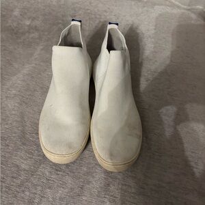 White Rothys high top sneakerss (machine washable)